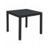 Tavolo quadrato 70x70cm in alluminio. Antracite. S6458110000