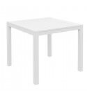 Tavolo quadrato 80x80cm in alluminio. Bianco. S6458060000