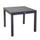 Tavolo 90x90cm allungamento laterale 2-6 p. Antracite. S6458020000 - Stark s.r.l.