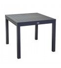 Tavolo 90x90cm allungamento laterale 2-6 p. Antracite. S6458020000