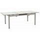 Tavolo 160x100cm allungamento centrale 4-6 p. Bianco. S6446860000