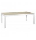 Tavolo 200x100cm allung. centrale 6-10 p. Bianco/Legno. S6460220000