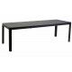 Tavolo 180x100cm allungamento laterale 6-8 p. Antracite. S6451110000