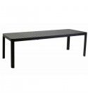 Tavolo 180x100cm allungamento laterale 6-8 p. Antracite. S6451110000