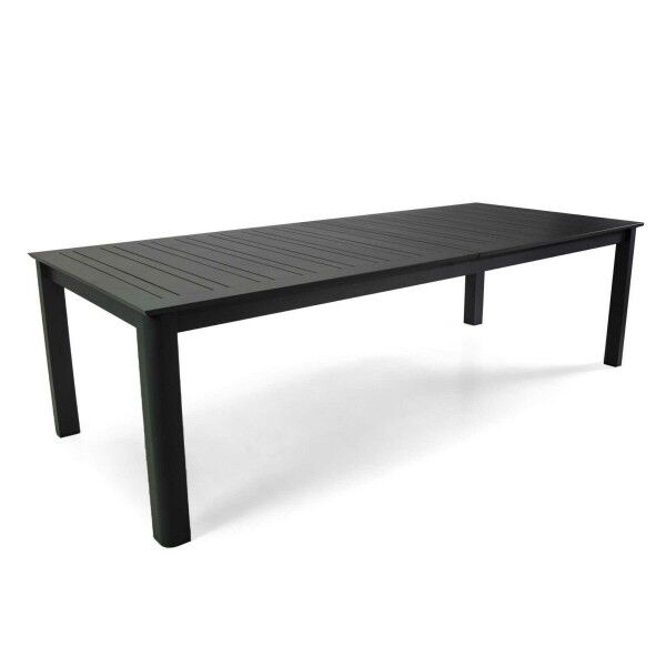 Tavolo 266x100cm allung. centrale 8-12 posti. Antracite. S6465510000