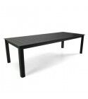 Tavolo 266x100cm allung. centrale 8-12 posti. Antracite. S6465510000