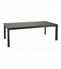 Tavolo 220x110cm allung. laterale 6-10 posti. Antracite. S6466830000