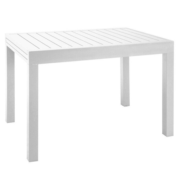 Tavolo 105x75cm allungamento laterale 2-4 posti. Bianco. S6462250000