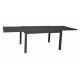 Tavolo 125x75cm allungamento laterale 4-6 p. Antracite. S6462280000