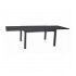 Tavolo 125x75cm allungamento laterale 4-6 p. Antracite. S6462280000