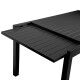 Tavolo 150x90cm allungamento laterale 4-6 p. Antracite. S6458840000