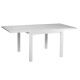 Tavolo 90x90 cm allungamento laterale 2-6 posti. Bianco. S6451120000 - Stark s.r.l.