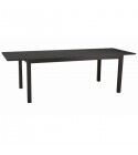 Tavolo 160x90cm allungamento centrale 4-6 p. Antracite. S64519100TO