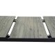 Tavolo 200x100cm allung. centrale 6-8 p.Antracite/Marmo. S6462580000 - Stark s.r.l.