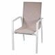 Poltrona impilabile. Schienale continuo. Bianco E Beige. S6457010000 - Stark s.r.l.