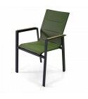Poltrona impilabile imbottita. Colore Antracite. S6463100000