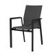 Poltrona impilabile imbottita. Colore Antracite. S6463100000 - Stark s.r.l.