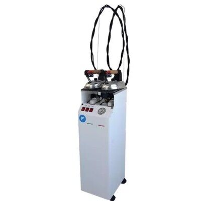 Bieffe doppio ferro da stiro professionale con caldaia da 2,8 lt a ricarica continua. BF048