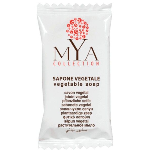 Sapone vegetale ovale in flowpack 9 g - Mya Collection