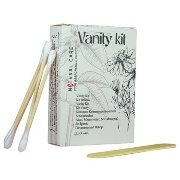 200 pz. Kit vanity dischi cotone, limetta e cottonfioc flowpack - Stark s.r.l.