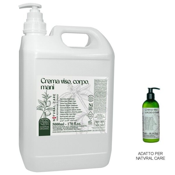 Crema mani, viso e corpo in tanica 5 Kg - Natural Care