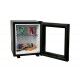 Minibar con porta a vetro 28 litri nero - E28VN