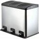 Pattumiera con cestelli interni 3x12lt. satinato - Stark s.r.l.