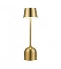 Lampada da tavolo wireless touch base stondata. Silver