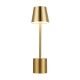 Lampada da tavolo wireless touch base cilindrica. Bianca