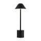 Lampada da tavolo wireless touch paraluce conico. Bianca