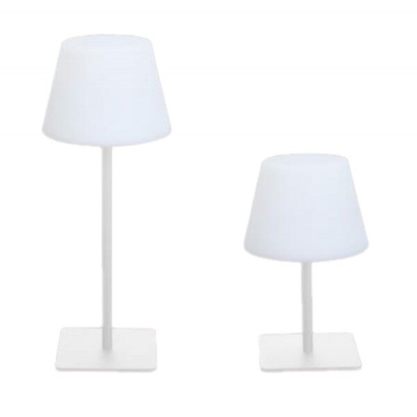 Lampada a LED ricaricabile doppia altezza. Bianca - Stark s.r.l.