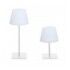 Lampada a LED ricaricabile doppia altezza. Antracite