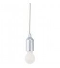 Lampada a sospensione diametro ø 5 cm. Argento