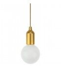 Lampada a sospensione diametro ø 10 cm. Dorata