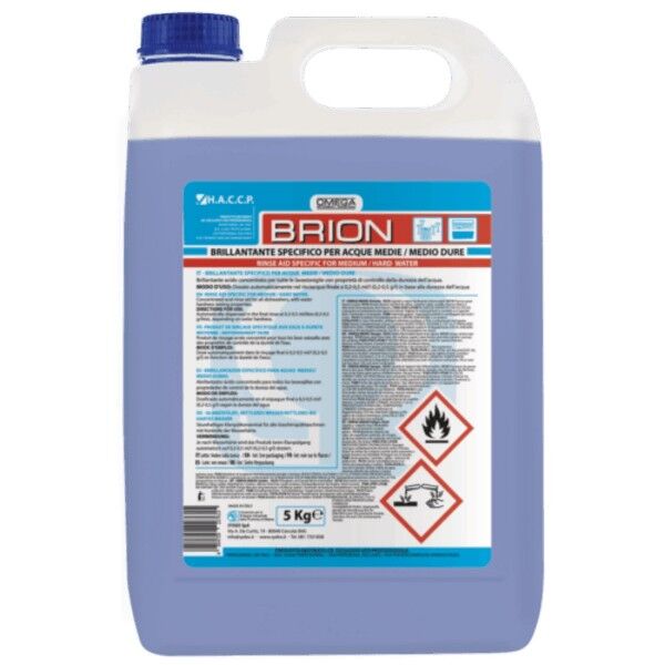 4 pz. Brillantante lavastoviglie per acque dure tanica 5 Kg - Stark s.r.l.