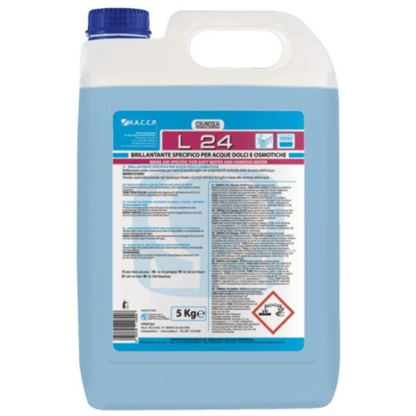 4 pz. Brillantante lavastoviglie per acque dolci tanica 5 Kg - Stark s.r.l.