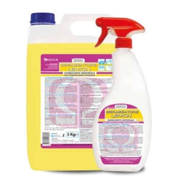 Sgrassatore universale igienizzante al limone 5Kg