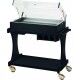 Refrigerated display cart with plexiglass dome. CL2785W - Forcar Multiservice