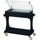 Refrigerated display cart with plexiglass dome. CL2785W - Forcar Multiservice