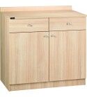 Mobile di servizio in legno 2 sportelli ML3202SS