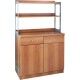 Mobile di servizio doppio in legno, ML3212SS - Forcar Multiservice