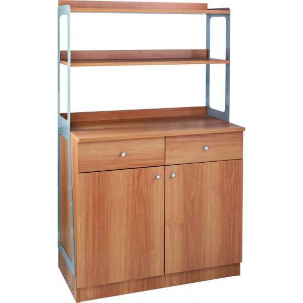 Mobile di servizio doppio in legno, ML3212SS - Forcar Multiservice