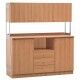 Mobile di servizio in legno alto triplo. ML3214SSP - Forcar Multiservice