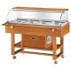 Positive refrigerated trolley, static with dome. Forcar CLR2787 - Forcar Multiservice