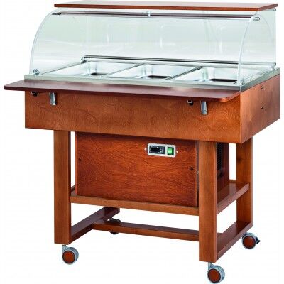 Carrello refrigerato positivo, statico con cupola. Forcar CLR2787