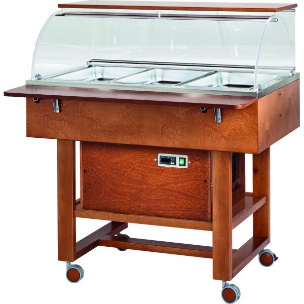 Carrello refrigerato positivo, statico con cupola. Forcar CLR2787 - Forcar Multiservice