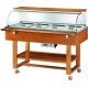 Espositore termico a bagnomaria con cupola. ELC2834 - Forcar Multiservice
