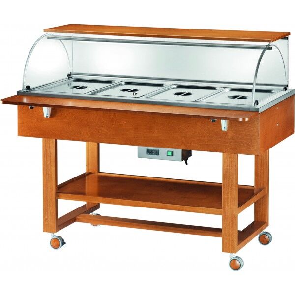 Espositore termico a bagnomaria con cupola. ELC2834 - Forcar Multiservice