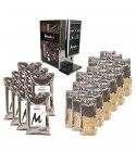 Kit macchina doppio erogatore + prodotti solubili: 10 kg di Ginseng Light + 10 kg di Orzo
