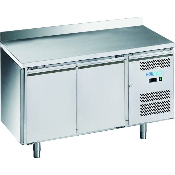Tavolo refrigerato Forcold GN2200BT-FC 2 porte negativo - Forcar Refrigerati
